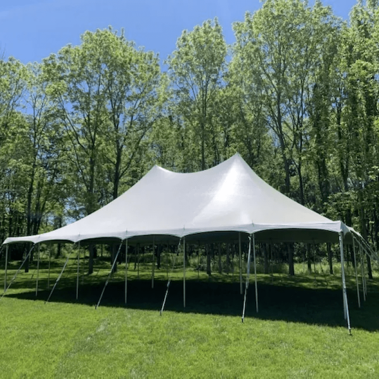 30' x 40' Pole Tent Oval